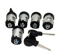 Jodriva Door Lock Barrel Set, for Fiat, Scudo, for Citroen, XM XANTIA SYNERGIE Dispatch Jumpy 1995-2007 9170.AY 4162C9 Car Door Lock(5pcs Barrel)