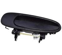 Jodriva Door Pull Handle Garnish Car Exterior Front Left, for Toyota, for Corolla 1993 1994 1995 1996 1997 Black Outside Outer Door Handle Rear Right 69220-12160 69210-12160(Black Rear Left)