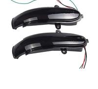 Jodriva Dynamic Turn Signal Blinker Side Mirror Indicator Sequential Light, for, C Class W203 W211 S203 CL203 2001-2007 Car Indicator Light(Blue-Yellow)