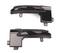 Jodriva Dynamic Turn Signal Light Accessories Car Rear View Mirror Lamp, for Mazda, for 3 Axela, for 6 Atenza 2016 2017 2018 2019 Car Indicator Light(Smoky black)