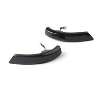 Jodriva Dynamic Turn Signal Lights 2Pcs Smoked Shell Rearview Mirror Blinker Lamp Flowing Side Mirror Light, for Ford, for Focus, for Mondeo, Car Indicator Light