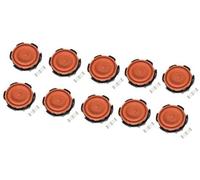 Jodriva Engine Valve Cover, for Volvo, C30 V50 V70 S80, 1/5/10Pcs 31259241/11127804877/0248L1 Valve Cover(Black 10 Pcs)