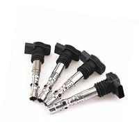 Jodriva Engines Ignition Coil 06B905115T 06A905115R 4x 2.0T Car Plug Nozzle, for A4, for A6, for TT Ignition Coil