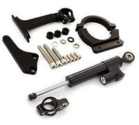 Jodriva ER6N, 650R 2006-2008 2007, Motorcycle Aluminum Stabilize Bracket Support Mounting Kit Vibration Damper(BLACK 8)