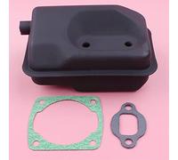 Jodriva Exhaust Muffler Silencer With Cylinder Gasket Kit,for Robin, BG411 NB411 EC04 CG411 Grass Trimmer Brush Cutter Engine Spare Part Chainsaw Muffler Kit