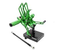 Jodriva Fits BN600 BJ600 TNT600 Bj TNT T 2010 2011 2012 CNC Aluminum Adjustable Motorcycle Rearset Rear Set Foot Pegs Pedal Footrest Motorcycle Foot Peg(Green)