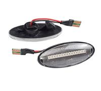 Jodriva Flowing Water Flashing Sequential Lamp DynamicTurn Signal Side Marker Light, for Opel, for Vauxhall, Vectra B MK1 1995-2002 2003 Car Indicator Light(Dynamic Crystal)