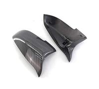 Jodriva for, 5 6 7 Series Black Mirror Cover F10 F11 F18 F07 F12 F13 F06 F01 F02 LCL Carbon Fiber Pattern Car Mirror Cover(Carbon fiber)