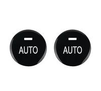 Jodriva for BMW, 5 6 7 F01 F07 F10 F18 X5 X6 F15 F16 2009-2019 Car Air Condition Knob Climate Control AUTO Button Trim Cover Replacement Ac Knob Trim Ring(Black,for F10 2011-2016)