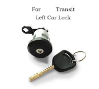 Jodriva For Ford, for Focus, for Transit, for Mondeo, Key Bonnet Left Right Central Door Trunk Ignition Switch Lock Set Barrel Cylinder Car Bonnet Lock(Type 3)