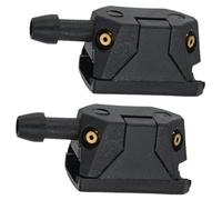 Jodriva, for GAZ, for Gazelle, for Next 2013 2014 2015 2016 2017 2018 2019 2020 2021 2022 Car Windscreen Washer Wiper Blade Water Spray Jets Nozzles Windshield Washer Nozzle(Black 2pcs Nozzles)