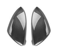 Jodriva for Golf, Mk6 Mk7 R20 Car Side Wing Mirror Cover, for Scirocco, for Passat, B7 CC Beatle Rearview Caps Car Mirror Cover(A)