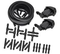 Jodriva, for Jeep, for Grand, for Cherokee 2005 2006 2007 2008 2009 2010 2011 2012 2013 2014 2015 2016 2X Front Windshield Wiper Washer Jet Nozzle Kit Windshield Washer Nozzle(Black color1)