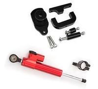 Jodriva For KAABO, for Mantis, 8/10, Electric Scooter CNC Stabilizer Damper Steering Mount Mounting Bracket Holder Support Kit Set Vibration Damper(BLACK 13)