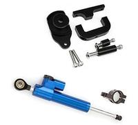 Jodriva For KAABO, for Mantis, 8/10, Electric Scooter CNC Stabilizer Damper Steering Mount Mounting Bracket Holder Support Kit Set Vibration Damper(BLACK 11)