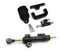 Jodriva For KAABO, for Mantis, 8/10, Electric Scooter CNC Stabilizer Damper Steering Mount Mounting Bracket Holder Support Kit Set Vibration Damper(BLACK 12)