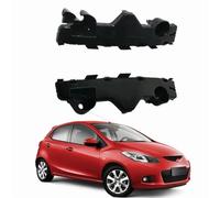 Jodriva for Mazda, for 2 Demio 2007-2011, DE Car Accessories Front Bumper Bracket Holder Left Right Side D01N-50-0T1 D01N-50-0U1 Bumper Bracket Replacement(Left and Right)