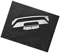 Jodriva, for Mercedes, for Benz, for Vito V-Class W447 2014 2015-2022 Rear Trunk Inner Outer Bumper Plate Protector Guard Cover Kit Rear Bumper Protector(BLACK Inner)