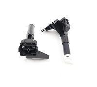 Jodriva For Mitsubishi, Outlander Iii 2013 2014 2015 Front Bumper Headlamp Headlight Washer Sprayer Nozzle with Cover Cap Motorcycle Ignition Stator Magnet Plate(2 Pcs washer nozzle)