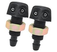 Jodriva, for Peugeot, 1 Pair Car Front Windshield Windscreen Washer Jet Universal Water Spray Auto Replacement Washer Wiper Arm Nozzles Windshield Washer Nozzle