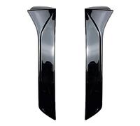 Jodriva For Seat, forLeon 5F FR MK3 MK3.5 2013-2021 Rear Window Trim Tail Gate Side Spoiler Wing Trunk Lid Edge Flap Shade Cover Canards Rear Window Spoiler(Glossy Black)