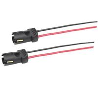 Jodriva For T10 W5W, Auto Light Bulb Socket Lamp Holder Connector Extension x 2 pcs Taillight Mounting Bracket