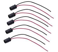 Jodriva For T10 W5W Light Bulb Socket Holder Lamp Holder Connector, for Car Auto 5 x Taillight Mounting Bracket
