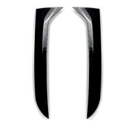 Jodriva For Tiguan, for MK1 2007-2016 Rear Window Side Spoiler Wing Trunk Glossy Black Tail Gate Lid Canard Splitter Cover Trim Rear Window Spoiler