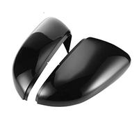 Jodriva for VW, for Golf 6 GTI for R MK6 R20 for Touran Pair Wing RearView Mirror Case Cover Trim Cap Black 2PCS Side Car Covers Caps Car Mirror Cover