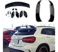Jodriva For X156 GLA-Class GLA250 45 AMG Car Rear Spoiler Trunk Window Roof Wing+Side Splitter Canard Air Vent Cover Trim Rear Window Spoiler