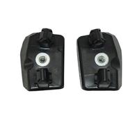 Jodriva Front Bumper Bracket Black Bracket Parts Direct Replacement, for Tesla, for Model Y 2020 2021, Plastic 1 Pair 1493773-00-B 1493772-00-B Bumper Bracket Replacement