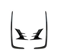 Jodriva Front Bumper Canard Fog Light Lamp Eyebrow Cover Trim Splitter Body Kit, for Accord, 10th 2018 2019 2020 Car Accessories Front Spoilers Front Spoiler(BLACK Carbon Fiber Look)