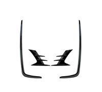 Jodriva Front Bumper Canard Fog Light Lamp Eyebrow Cover Trim Splitter Body Kit, for Accord, 10th 2018 2019 2020 Car Accessories Front Spoilers Front Spoiler(BLACK Black)