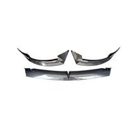 Jodriva Front Bumper Lip Chin Guard Trim Styling Cover, For 2021 2022 2023, for Tesla, Model Y Deflector Modified Body Kit Diffuser Accessories Front Spoilers Front Spoiler(BLACK Carbon Printing)