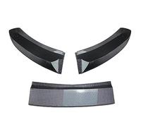 Jodriva Front Bumper Lip Splitter Side Spoiler Canard Guards, for, X5 F15 M Sport 2014 2015 2016 2017 2018 Body Kit Car Accessories Front Spoilers Front Spoiler(BLACK Carbon Look)