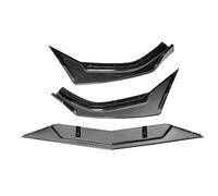 Jodriva Front Bumper Lip Spoiler Side Splitters Diffuser Body Kit Guards, for Civic, 2016-2020 10th Gen Sedan ONLY Car Accessories Front Spoilers Front Spoiler(BLACK Carbon Fiber Look)