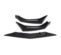 Jodriva Front Bumper Lip Spoiler Side Splitters Diffuser Body Kit Guards, for Civic, 2016-2020 10th Gen Sedan ONLY Car Accessories Front Spoilers Front Spoiler(BLACK Matte Black)