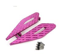Jodriva Front Foot Pegs Rests Pedals Floorboards Footboards Touring FLTR Road King Glide FLHT Electra Glide FLHTCI Driver Side Motorcycle Foot Peg(Purple)