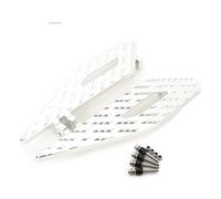 Jodriva Front Foot Pegs Rests Pedals Floorboards Footboards Touring FLTR Road King Glide FLHT Electra Glide FLHTCI Driver Side Motorcycle Foot Peg(Silver)