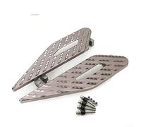 Jodriva Front Foot Pegs Rests Pedals Floorboards Footboards Touring FLTR Road King Glide FLHT Electra Glide FLHTCI Driver Side Motorcycle Foot Peg(Titanium)