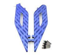 Jodriva Front Foot Pegs Rests Pedals Floorboards Footboards Touring FLTR Road King Glide FLHT Electra Glide FLHTCI Driver Side Motorcycle Foot Peg(Blue)