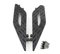 Jodriva Front Foot Pegs Rests Pedals Floorboards Footboards Touring FLTR Road King Glide FLHT Electra Glide FLHTCI Driver Side Motorcycle Foot Peg(Black)