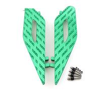 Jodriva Front Foot Pegs Rests Pedals Floorboards Footboards Touring FLTR Road King Glide FLHT Electra Glide FLHTCI Driver Side Motorcycle Foot Peg(Green)