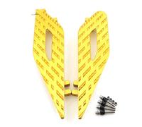 Jodriva Front Foot Pegs Rests Pedals Floorboards Footboards Touring FLTR Road King Glide FLHT Electra Glide FLHTCI Driver Side Motorcycle Foot Peg(Gold)