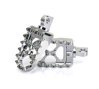 Jodriva Front Foot Pegs Rests Rocket III Thunderbird 1700 Storm Sport 885 Adventurer Legent 900 TT Bonneville Speedmaster Motorcycle Foot Peg(Sliver)