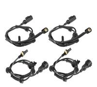 Jodriva Front Left Right Rear ABS Wheel Speed Sensor, for Land Rover, for, For Freelander 2 LR001056 LR001057 Engine Rpm Sensor(BLACK 4PCS)