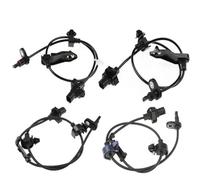 Jodriva Front Rear Left And Right ABS Sensor, for Civic, 2006-2011 57455-SNA-003 57450-SNA-003 57475-SNA-003 57470-SNA-003 Engine Rpm Sensor(BLACK 4PCS)