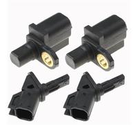 Jodriva Front Rear Left Right ABS Sensor, for Ford, for Focus, C-Max For Galaxy For Kuga, for Mondeo, S-max, for VOLVO, C30 C70 S40 V50 3M5T-2B372-BC 3M5T-2B372-AB Engine Rpm Sensor(BLACK 4PCS)