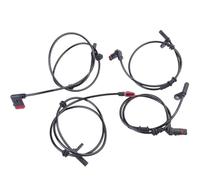 Jodriva Front Rear Left Right ABS Wheel Speed Sensor, for, C300 C350 C230 2045400117 2045400317 2049050100 Engine Rpm Sensor(BLACK 4PCS)
