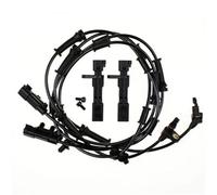 Jodriva Front Rear Left Right ABS Wheel Speed Sensor, for Jeep, Wrangler 2007-2017 68003281AA 52125003AB Engine Rpm Sensor(BLACK 4PCS)